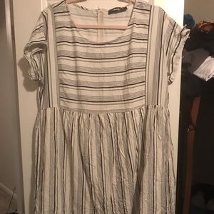 Striped T-shirt dress